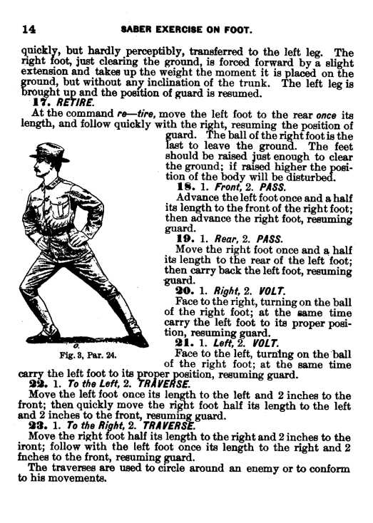 Provisional Regulations for Saber Exercise, 1907